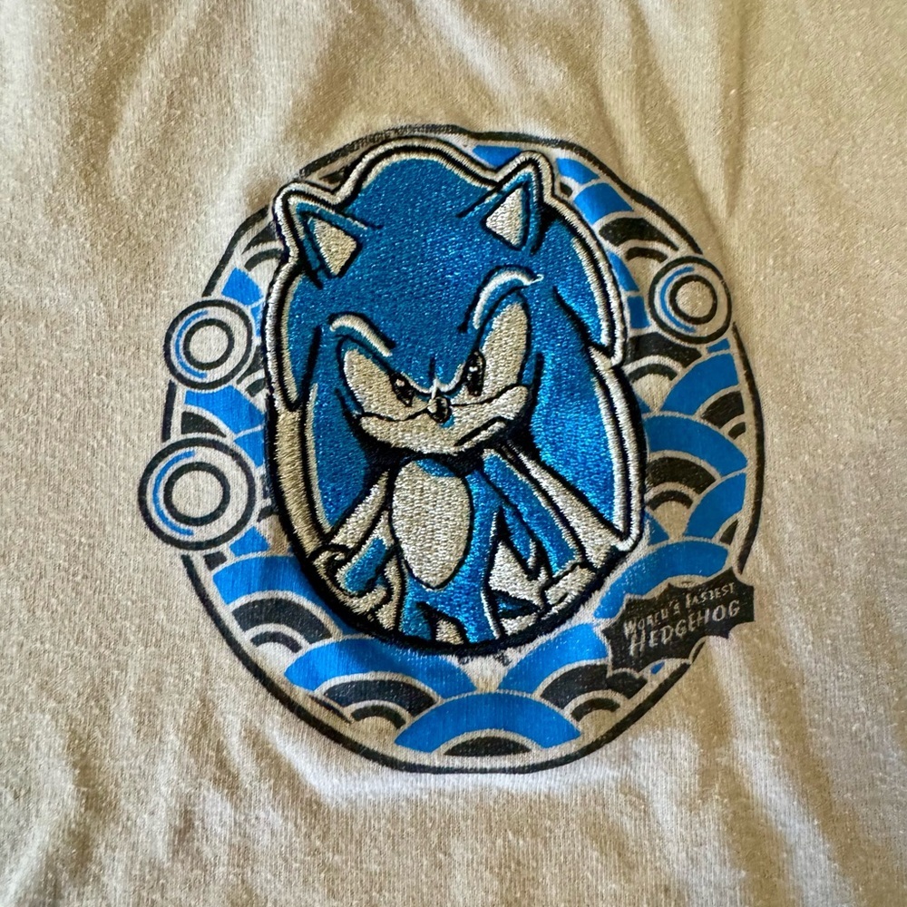 Sega Sonic the Hedgehog Kids Graphic Short Sleeve T-Shirt, Youth Size Small 5/6 - Picture 3 of 6